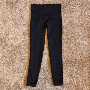 SPANX Black Leggings High Waist Stretch